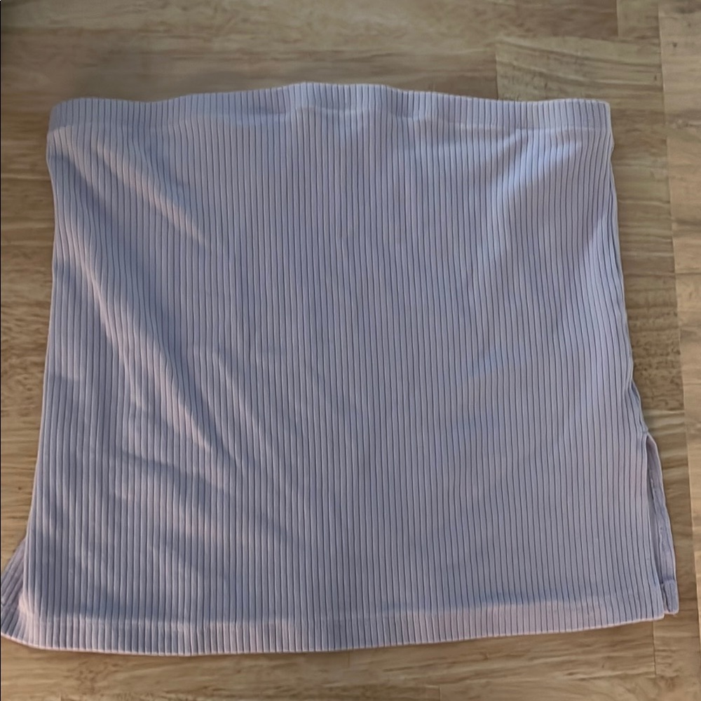 Ribbed Lavender Tube Top